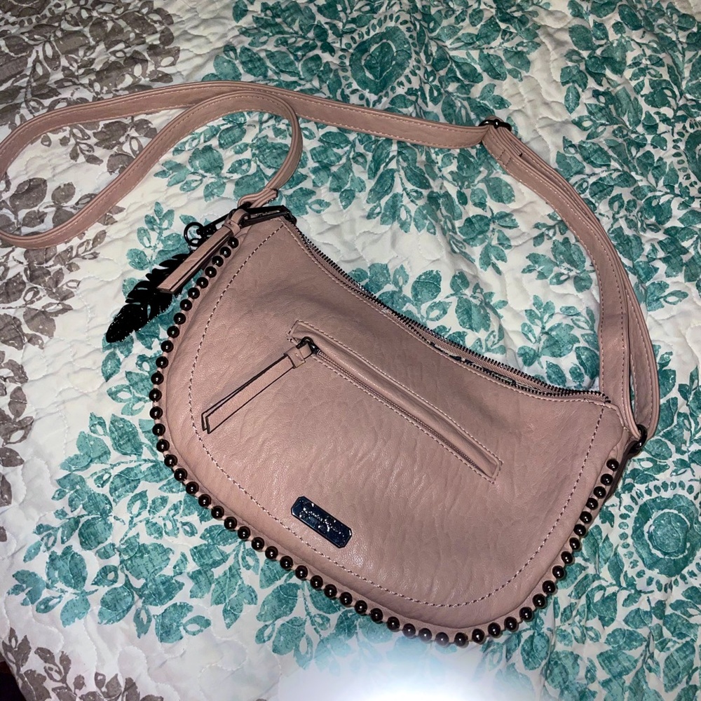 Jessica Simpson blush crossbody purse
